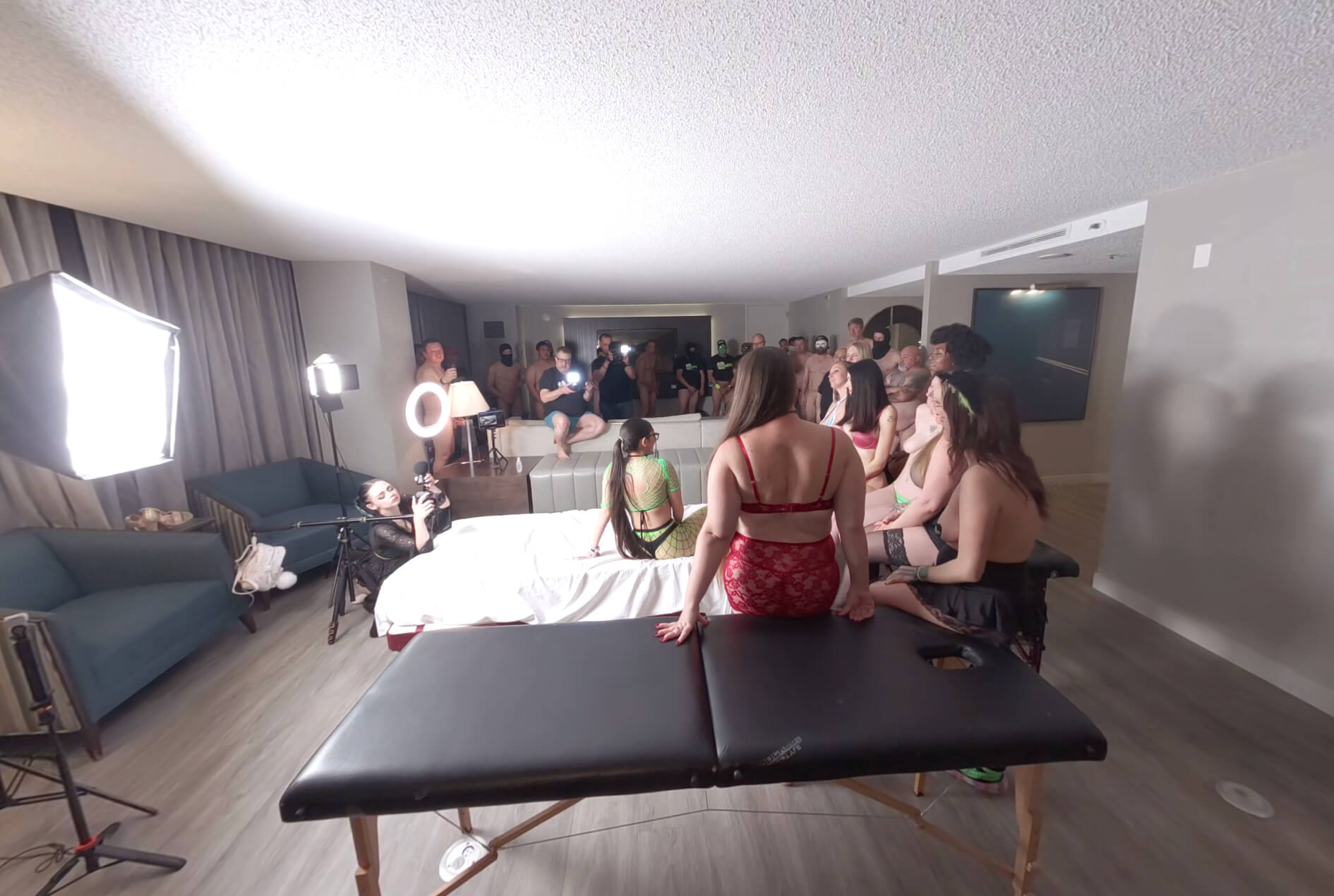 BTS of Huge Tadpole Orgy