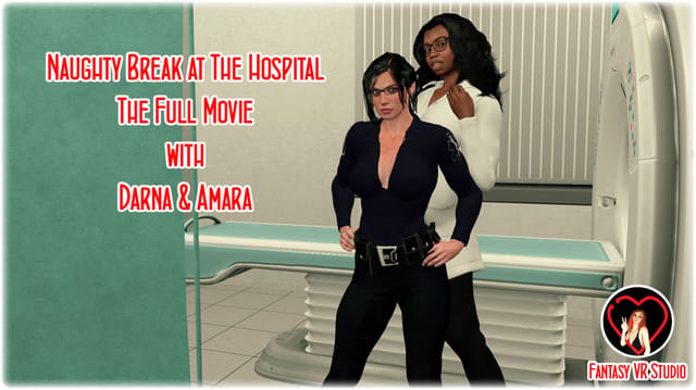 Amara and Darna perform 69 positions and vaginal sex in a hospital setting during this POV VR group scene.