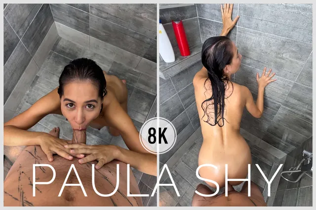 Gorgeous Paula Is in the Shower With You