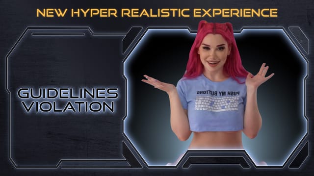 Lily Lou performs solo anal play with a ponytail and dirty talk in a BRAINDANCE VR passthrough video.