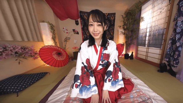 Mizuki Yayoi in a POV 6K VR scene with a brunette model wearing a skirt during a softcore adult video
