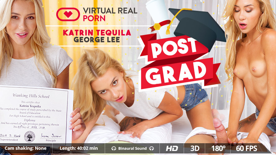 Post Grad - Russian Chick Virtual Reality Anal Creampie