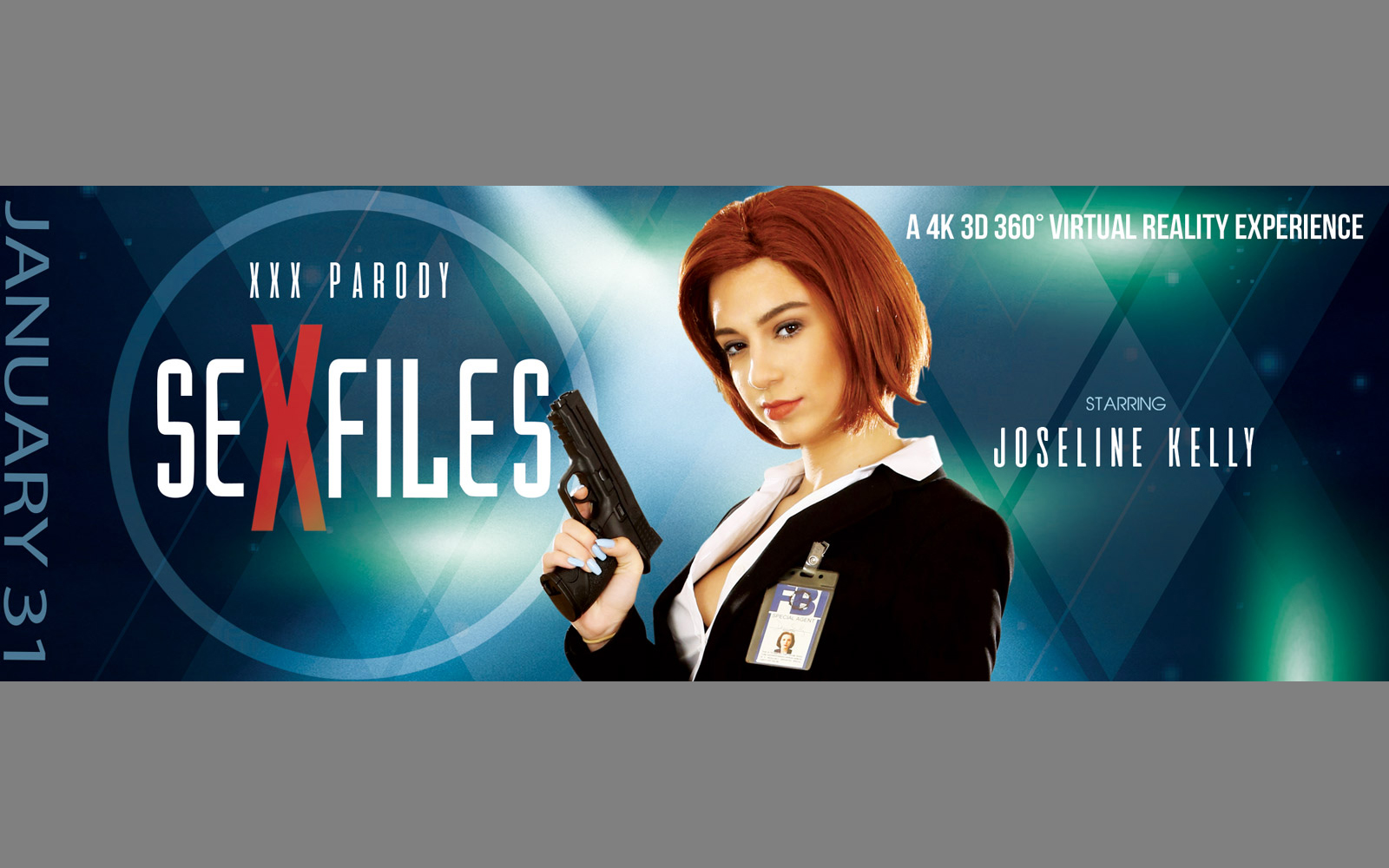 Sex Files - Joseline Kelly Striptease & Masturbation VR