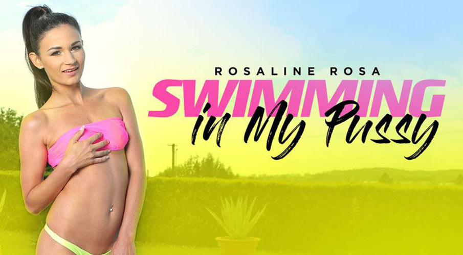 Swimming in My Pussy - Backyard Fun with Rosaline