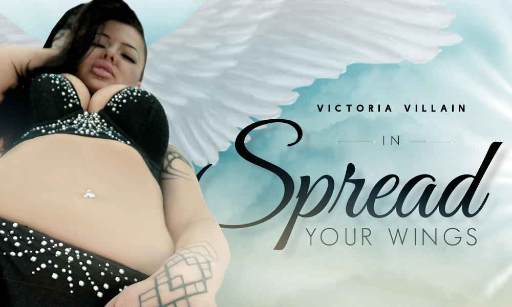 Spread Your Wings - Victoria Villain's 1st Time On Camera! For Publishing KINKY