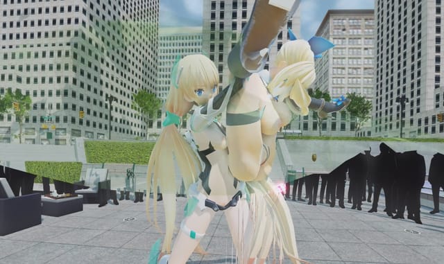 Masked CGI bitcH Akari performs a striptease in a 3D virtual environment with binaural sound and 180 degree VR viewing.