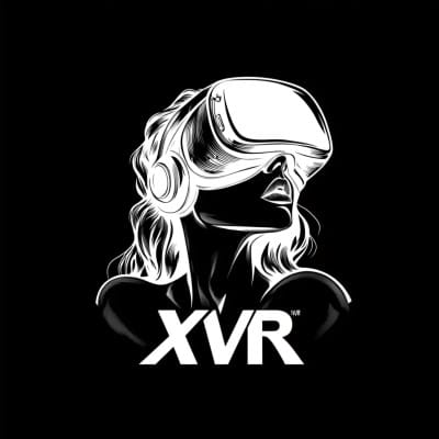 XVR VR porn studio logo — 1 scene published in high-fidelity immersive virtual reality content for headsets.