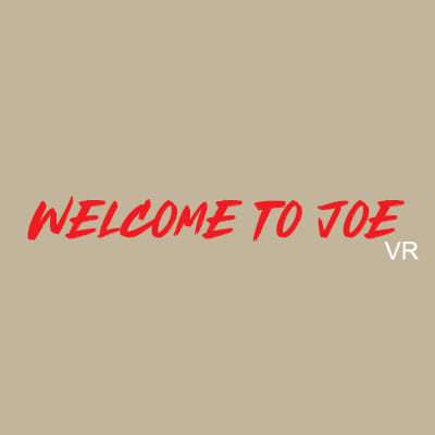 Welcome To Joe VR studio logo representing their single high-fidelity virtual reality adult production currently available.