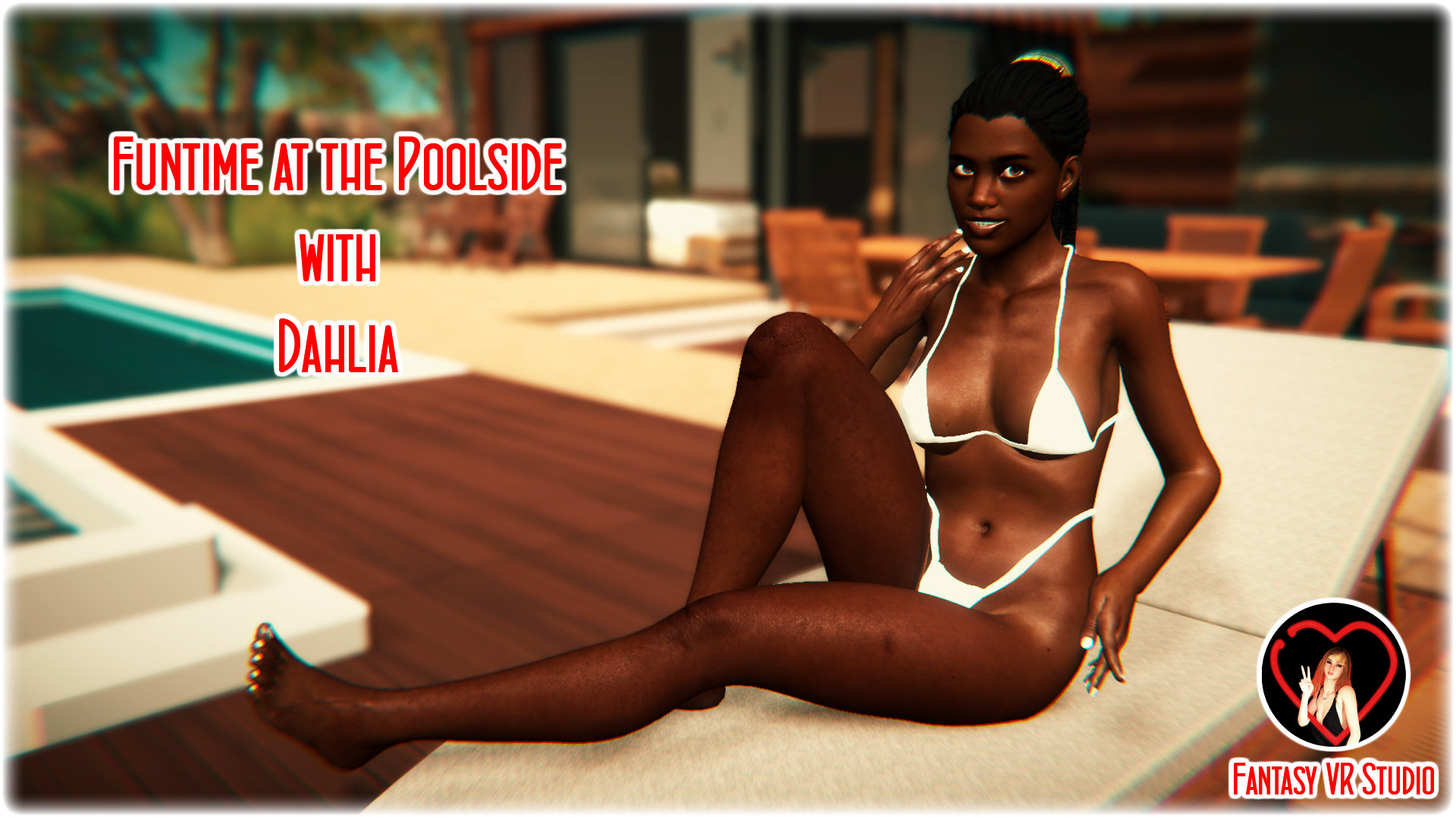 Funtime at the Poolside with Dahlia