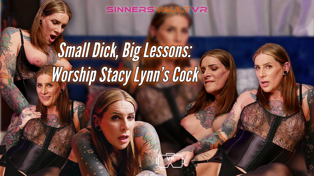 [Trans] Small Dick, Big Lessons: Worship Stacy Lynn’s Cock
