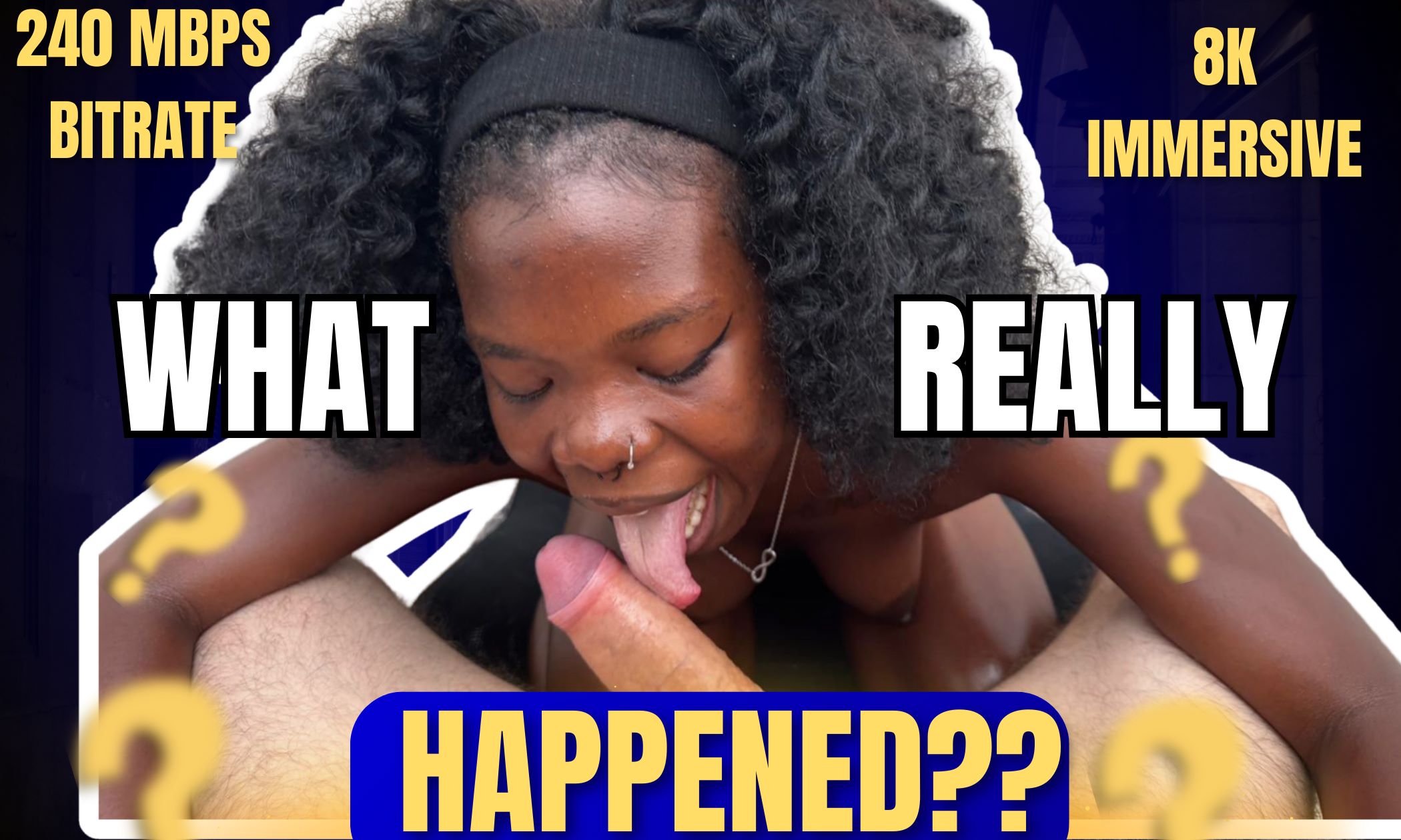 Blask ASS Amelia STAR 8k, 240 MBps BITRATE, blowjob, squirt and sex