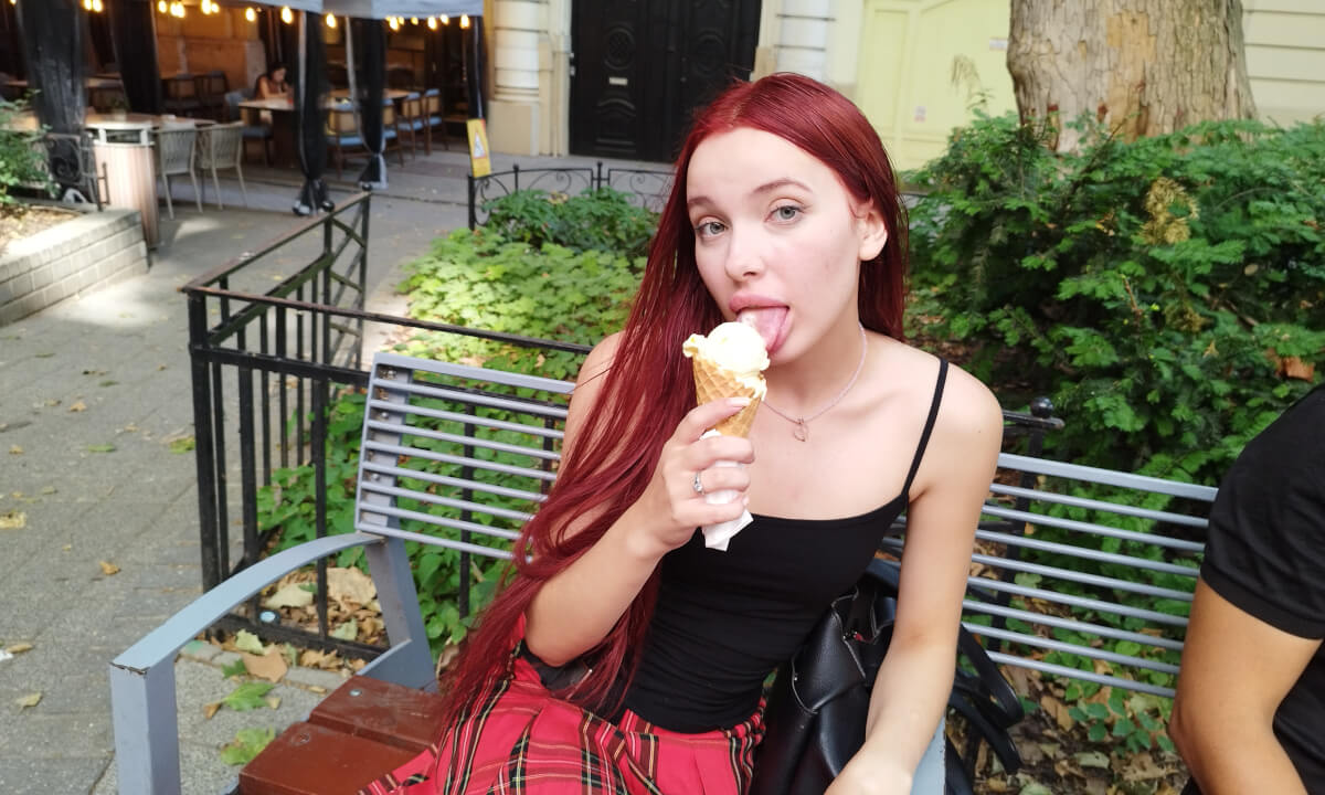 Megan Murkovski Part One – Tiny 18-year-old Newbie Man Handled By Middle Aged Pervert