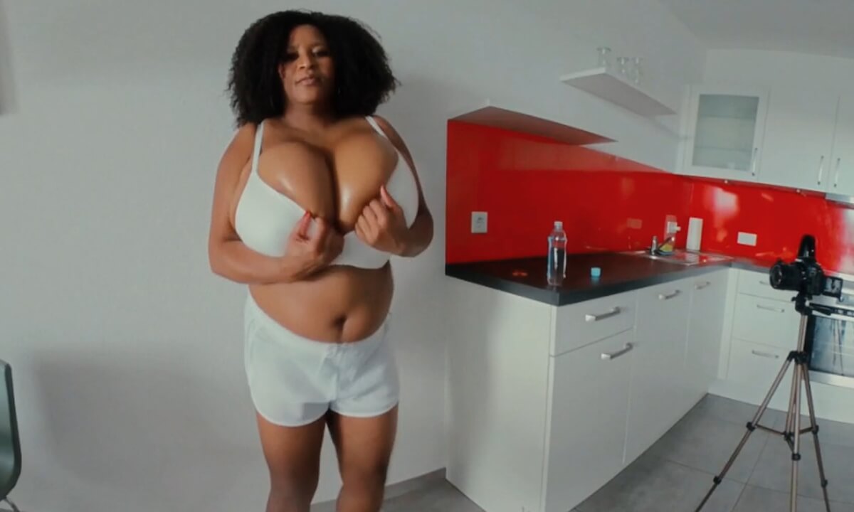 Pam Is The Shirt And Bras Destroyer!