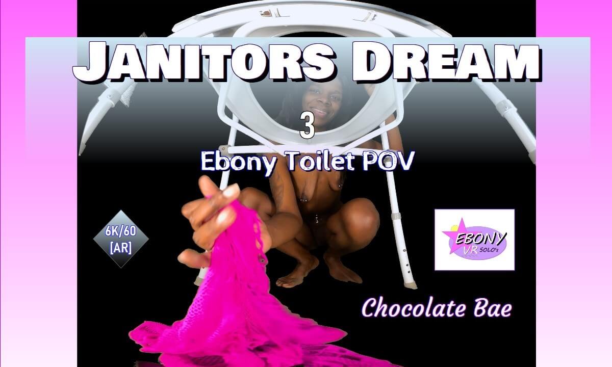 Janitors Fantasy Vol. 3 - Ebony Toilet POV Squirt Edition