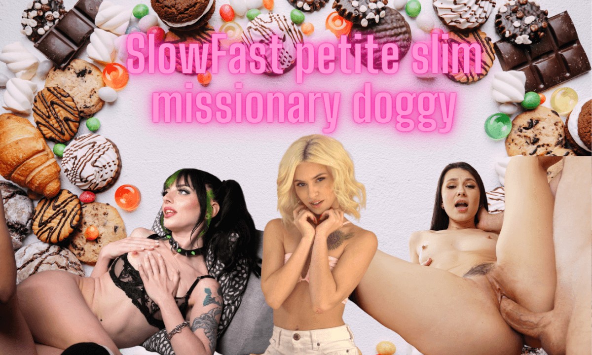 SlowFast Petite Slim Missionary Doggy Kitty Cam, Luna Fae, Kiara Cole, Liz Jordan