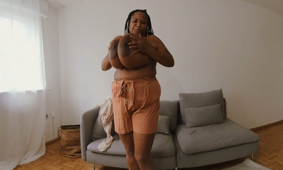 Pam's hot Flower Blouse Strip