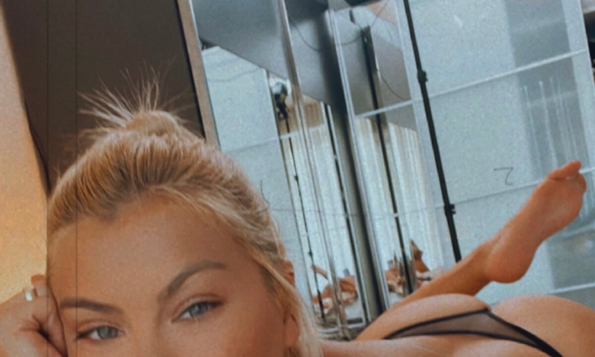 Hot Blonde Sexy Lingerie Dildo Self Fuck - Deep Toy Orgasm Tease