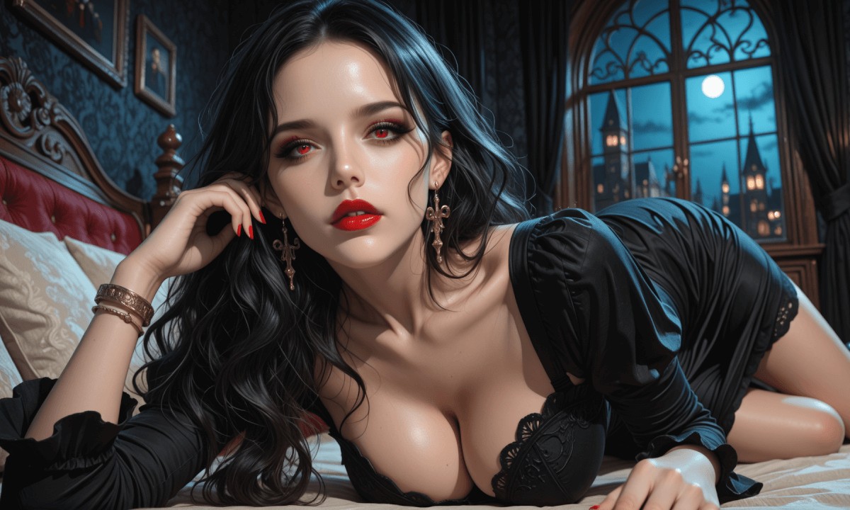 Crimson Countess’s Victorian Lust